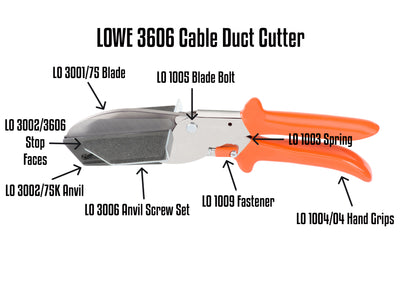 LO 3606 Cable Duct Cutter Parts Guide